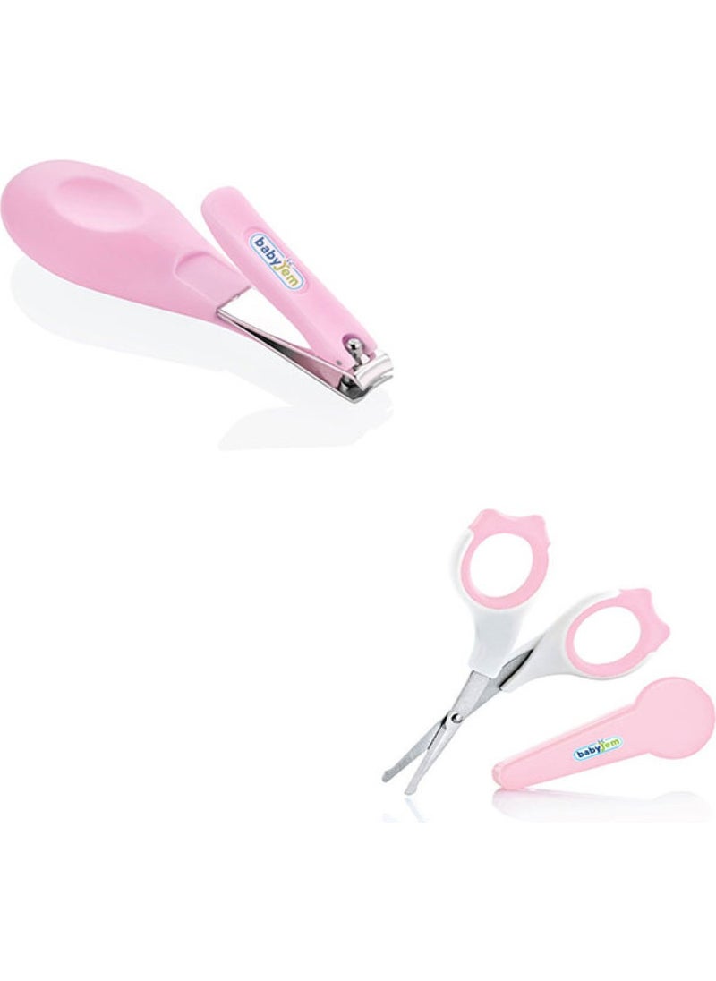 Babyjem Baby Nail Clipper Set - Nail Clipper with Cover + Snap Nail Clipper - Pink - pzsku/Z5330799946751BBB7620Z/45/_/1739948673/6be6bf99-06b6-4549-9bed-3b6d450a2bdb