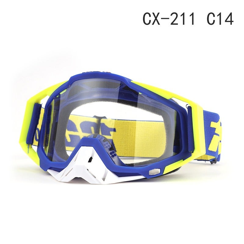 1nn u/n Off-Road Motorcycle Goggles | Windproof Ski and Riding Eyewear, Full-Frame PC Lens, Interchangeable Lenses, Unisex - Image 1