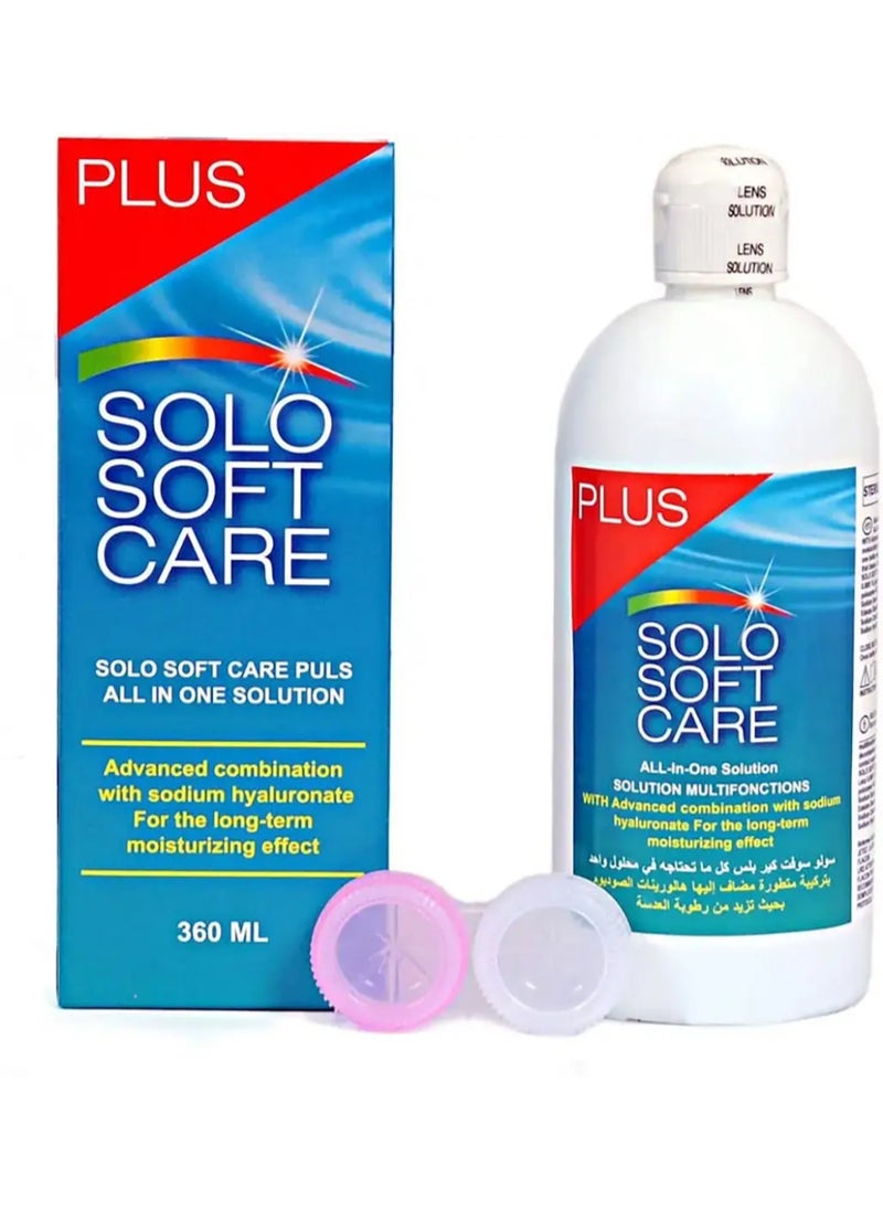 Solo Soft Plus Contact Lens Solution 360 Ml - Image 2
