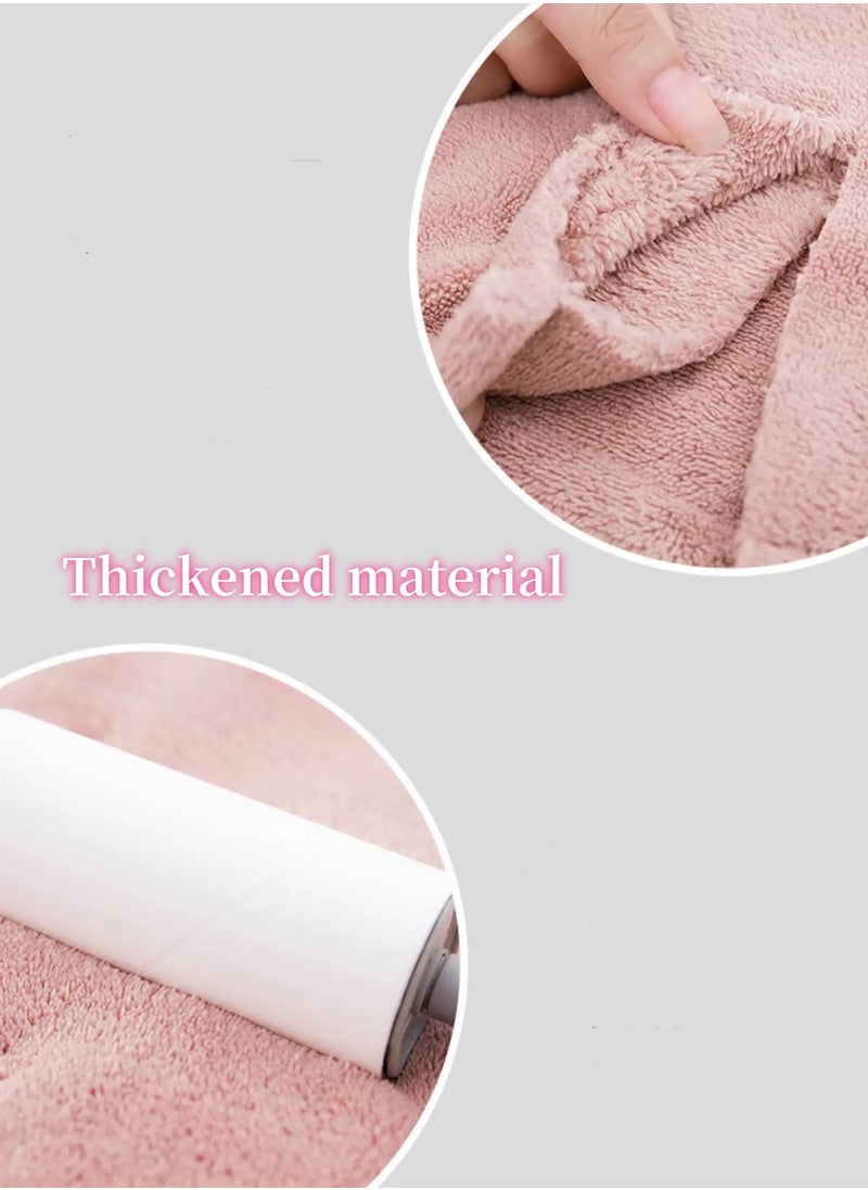Generic Super Absorbent Microfiber Hair Turban  Ultra Soft and Quick Dry, Extra Large for Long Hair (62 cm x 25 cm)  - Image 4