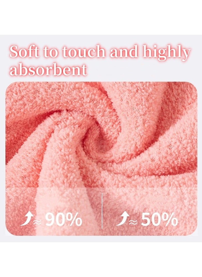 Generic Super Absorbent Microfiber Hair Turban  Ultra Soft and Quick Dry, Extra Large for Long Hair (62 cm x 25 cm)  - Image 5