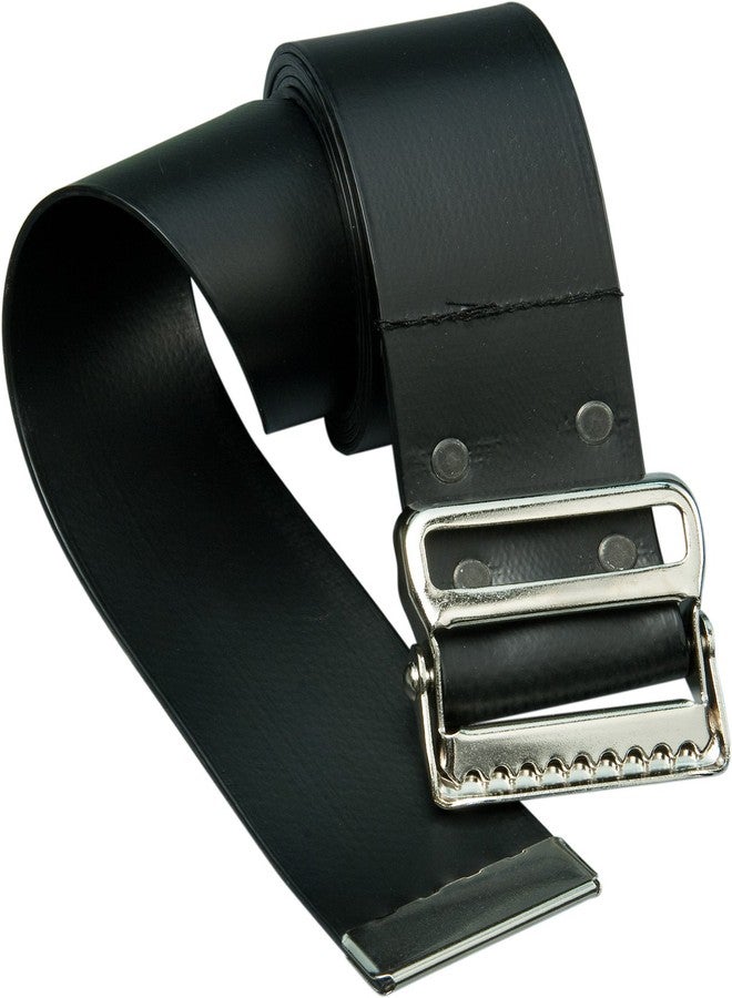 Gait Belt and Transfer Belt - VINYL GAIT BELT (54", VINYL-BLACK)