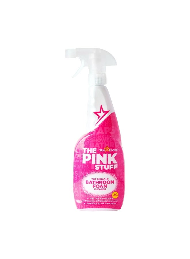 Stardrops The Pink Stuff Miracle Non-Drip Streak-Free Bathroom Foam Cleaner 750 ml PIBCEXP120 - Image 1