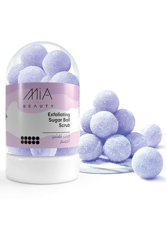 Mia  Exfoliating Sugar Ball Scrub Lavender170gm