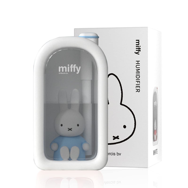 Mipow X Miffy Cool Mist Humidifier - Ultrasonic Quiet, Mini Cute Humidifier with Night Light, 380ml Humidifiers for Bedroom/Babies Nursery/Office - Image 1