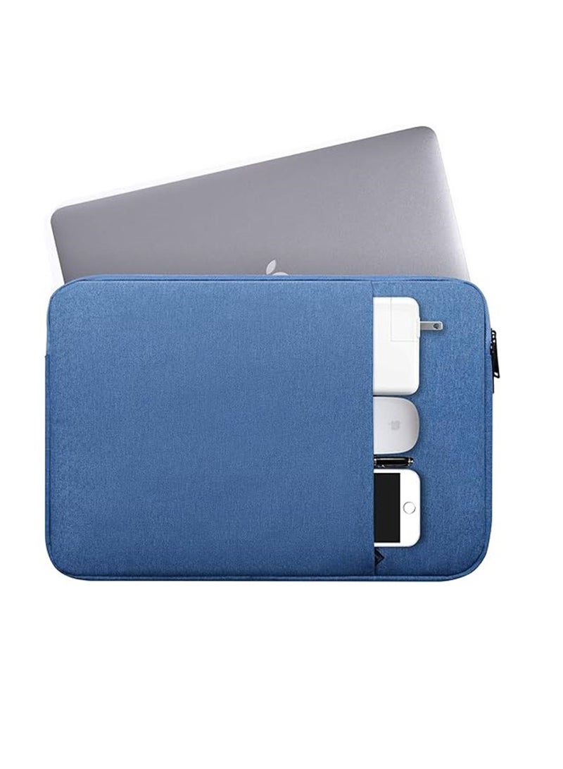15.6 Inch Laptop Case Shockproof Business Handbag - Blue  - Image 2