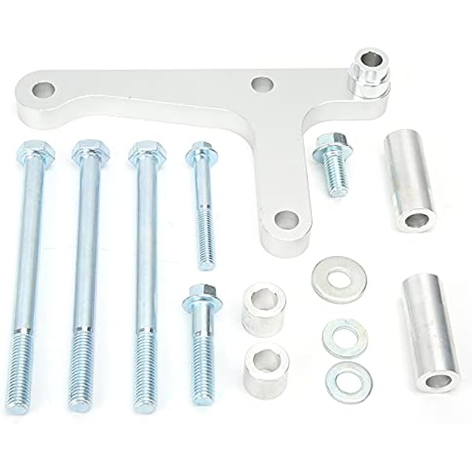 Brilluxa Alternator Bracket, Truck Alternator Bracket Kit, Low Mount CNC, for LSX LS1 LS2 LS3 Trucks - Image 1