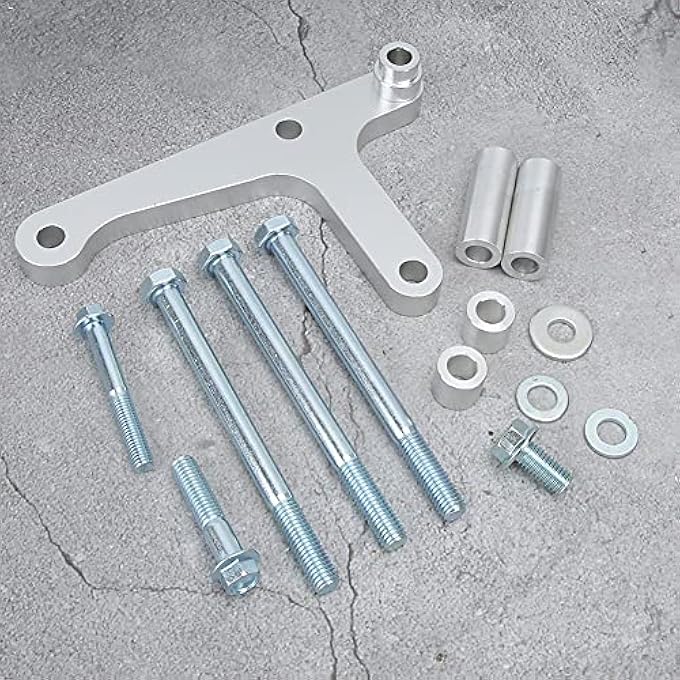 Brilluxa Alternator Bracket, Truck Alternator Bracket Kit, Low Mount CNC, for LSX LS1 LS2 LS3 Trucks - Image 3