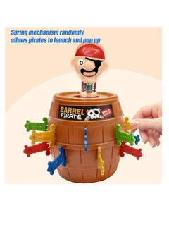 Generic Mini Classic Pop-Up Pirate Board Games For Kids Preschool Pirate Toy - Pirate Jumping From A Barrel Game To Improve Child'S Skills, Suitable For 3 Years Old  - Image 5