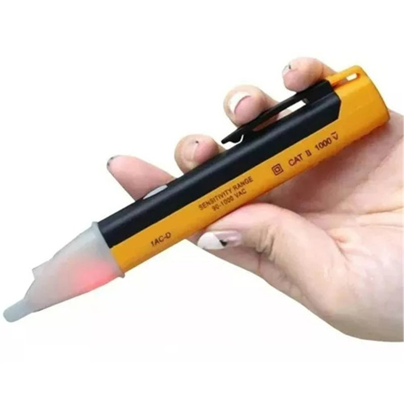 Automotive Circuit Tester Pen: Yellow, Sensitive Sensing, Imported Optical Grade PC Material - High-quality Crocodile Clip, Voltage Tester for Car Truck Boat Home Use - Image 5