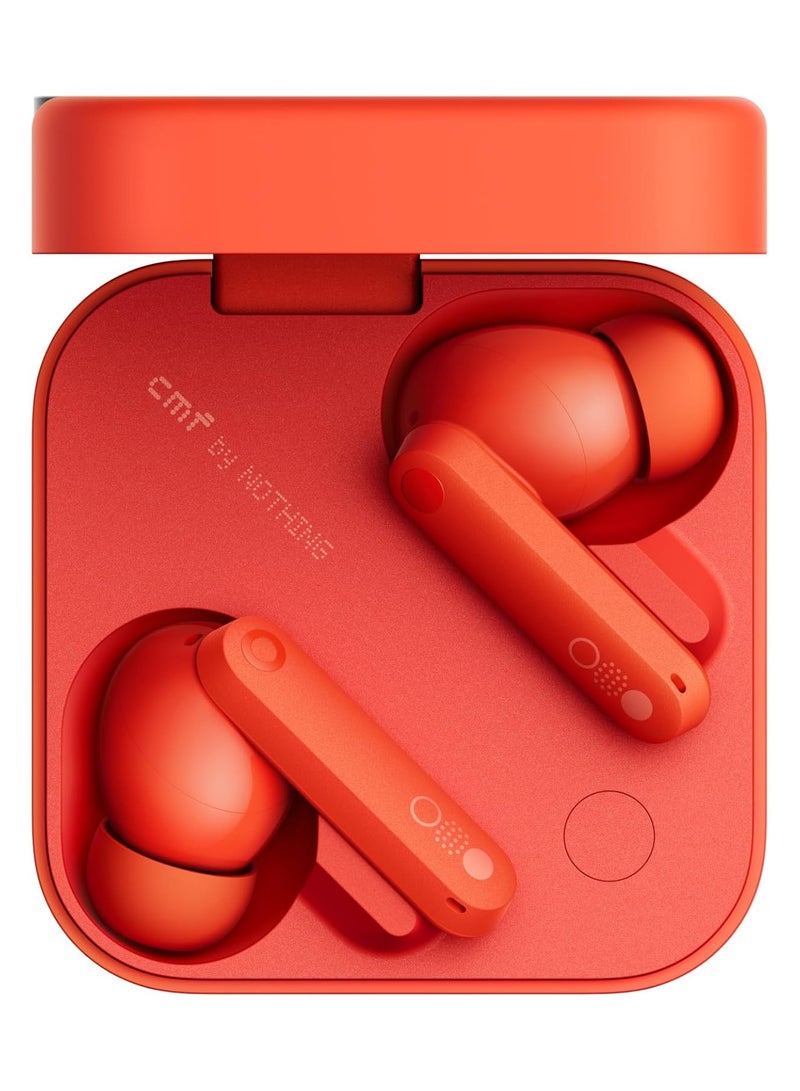 CMF by Nothing Buds Pro 2 Bluetooth Earbuds-red - Image 1