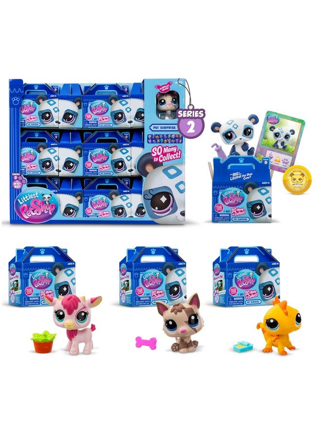Littlest Pet Shop - Pet Surprise Display, 18 Pet Collector Set - Series 2 - LPS Gen 7, Authentic Mystery Figures, Surprise Collectible Kidult Toy, Girls, Boys, Kids, Tweens Ages 4+ - Image 1