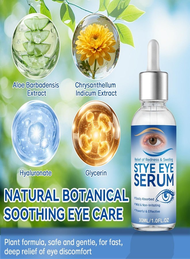 HORSEFISH TOOL Stye Eye Treatment, 30ml Natural Eye Serum, Eye Stye Relief Serum for Eye Styes, Blepharitis, Chalazions and Dry Eyes Treatment, Daily Area Cleansing, Relieves Dryness and Restores Healthier Skin - Image 3