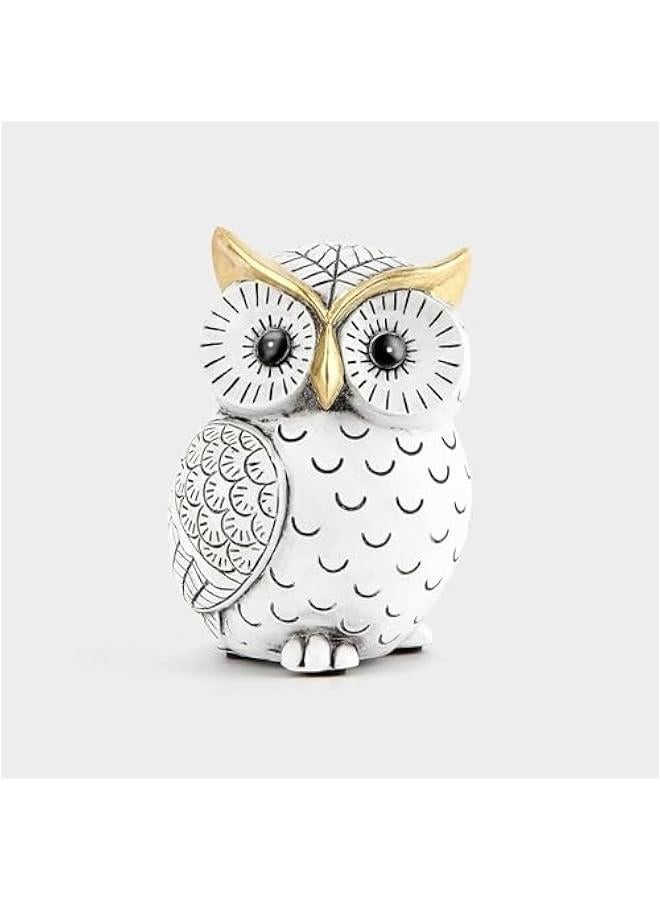 ميكسد تمثال البومة للكثافات ديكور المنزل,ديكور البومة للكثافات رف غرفة النوم غرفة المعيشة مكتب طاولة مكتب المعطف التلفزيون الوقوف بوهو الديكور,الرف الحديث ديكور الكثافات المنحوتات الحيوانية لمحبي الطيور,البومة - Image 1