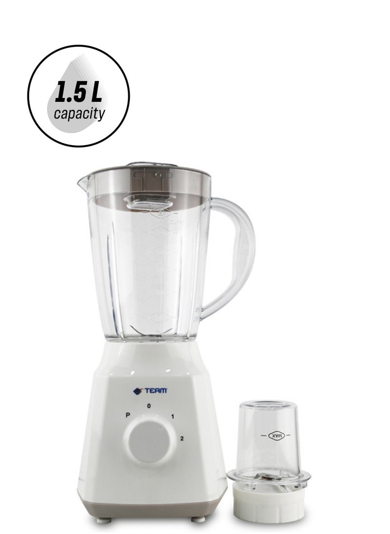 TEAM - 2 In 1 Blender with Grinder 1500 ML Capacity 2 Year Warranty Unbreakable Jars - Image 1
