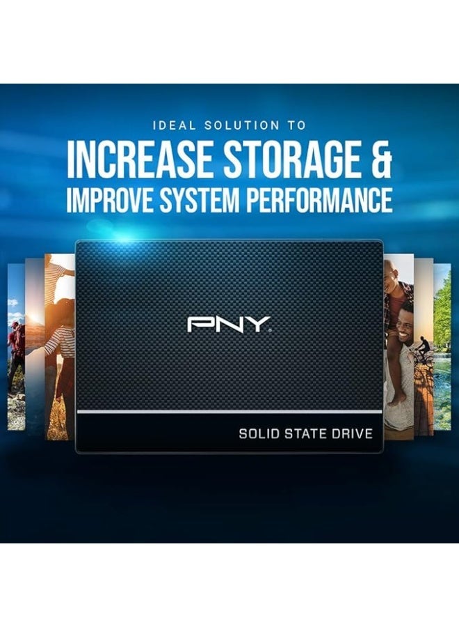 PNY SSD 2.5 INCH SAT3 250G TL CS900 -  SSD7CS900-250-RB 250 GB - Image 3