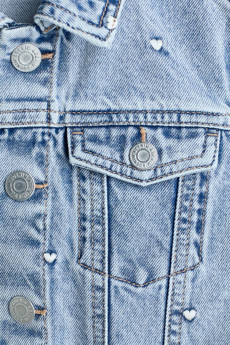 H&M Embroidered denim jacket