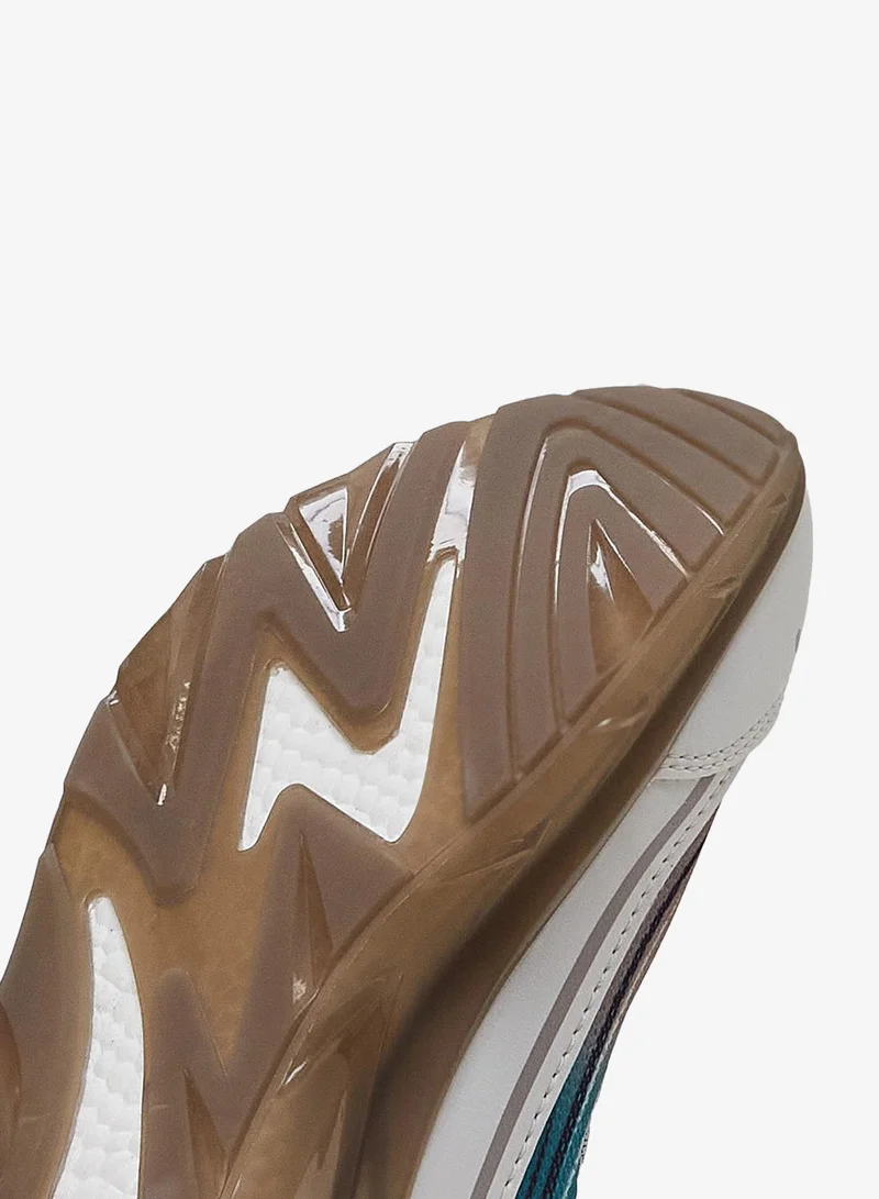 CAMPUS Crm/Cml/Grn Kids Low-Top Sneakers - Sporty Look Shoes with Cushioned Sole for All-Day Play  | Best Price UAE