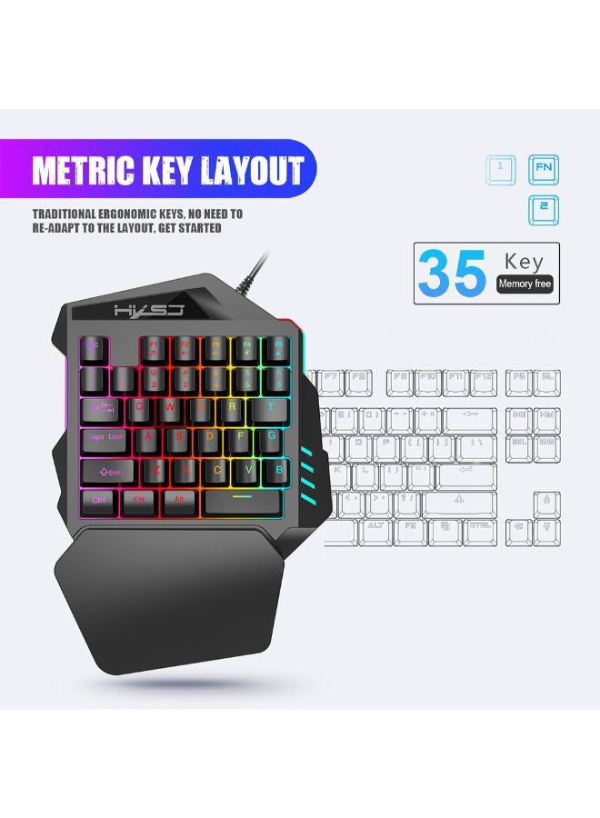 NIBEMINENT V100 35 Key Gaming Keyboard For PUBG/LOL/CS Gamer -wired - Image 5