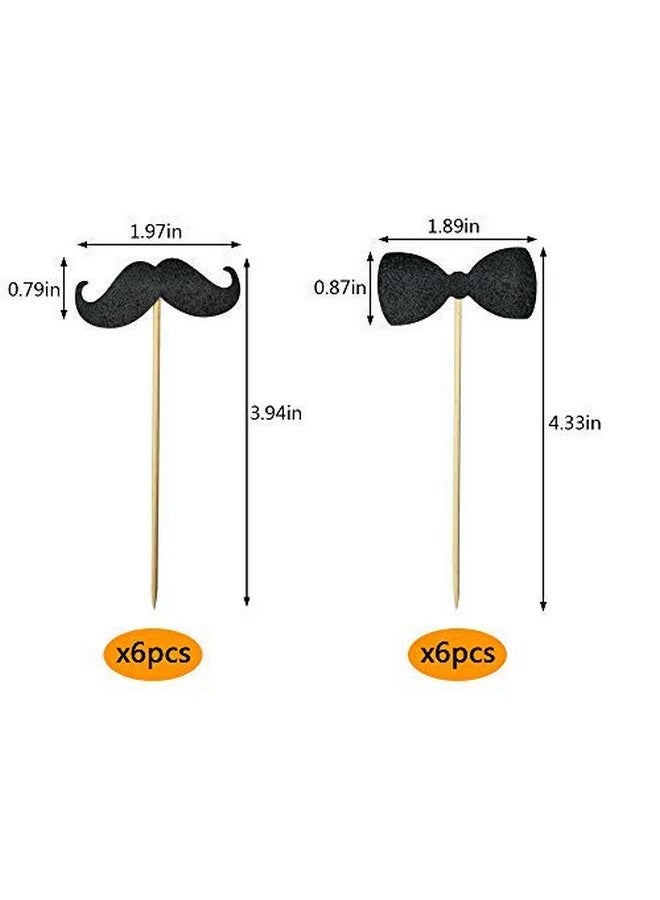 MUMULULU 30 PCS BABY BOSS Cupcake Toppers Glitter Kids Birthday Party Supplies Decorations Baby Shower Party Supplies - Image 4