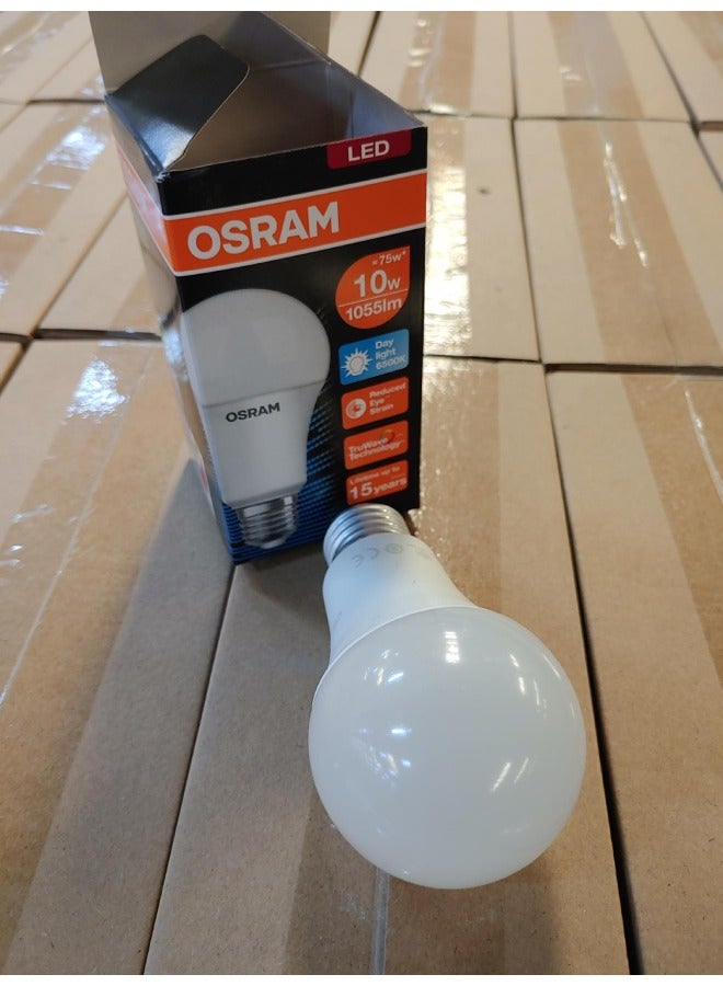 Osram Led Value Classic A Screw Base E27, Frosted (Replace 75W) 10W, Day Light/6500K - 1055 Lm - Image 4