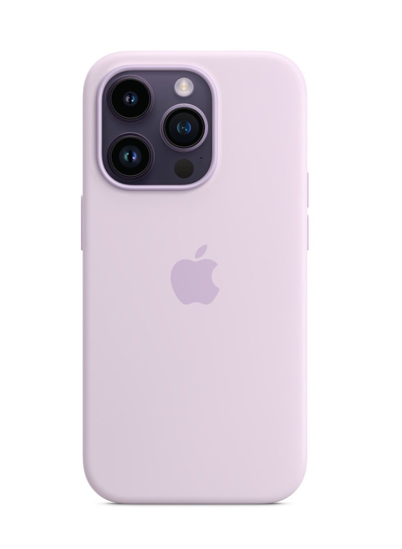 AROAQ Iphone Silicone Magnetic Case, Durable Silicone Case With Magsafe, Comfortable Soft Iphone Protection Case For Iphone 15 Pro Max, 15 Plus, Pro, ( Lilac Color ) - Image 1