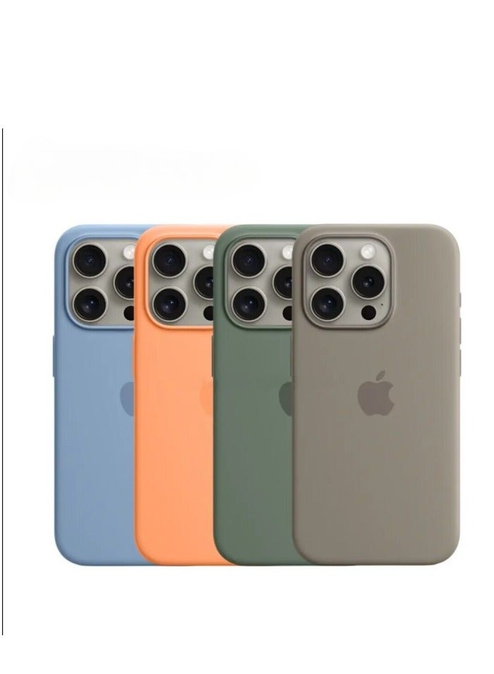 AROAQ Iphone Silicone Magnetic Case, Durable Silicone Case With Magsafe, Comfortable Soft Iphone Protection Case For Iphone 15 Pro Max, 15 Plus, Pro, ( Lilac Color ) - Image 2