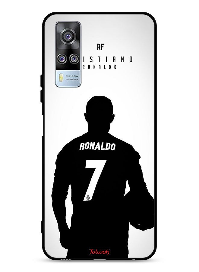 Tolwak vivo Y51 2020 Protective Case Cover Cristiano Ronaldo Mask - Image 1