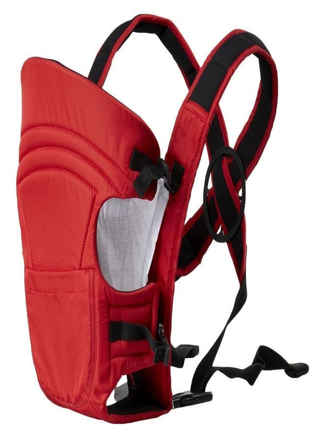 BABIES BLOOM Baby Carrier Bag, Adjustable Hands Free, 4 in 1 Baby/Baby Safety Belt/Child Safety Strip/Baby Sling Carrier Bag/Baby Back Carrier Bag Front Carry Facing Baby Carry Bag (Red) - Image 1