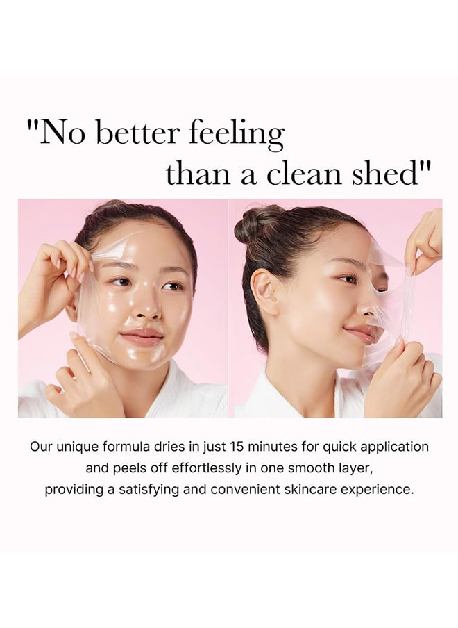 Collagen Overnight Wrapping Peel Off Facial Mask Pack - Elasticity And Hydration Care, Reduces Sagging And Dullness - Hydrolyzed Collagen For Glowing Skin - Korean Skin Care, 2.53 Fl.Oz