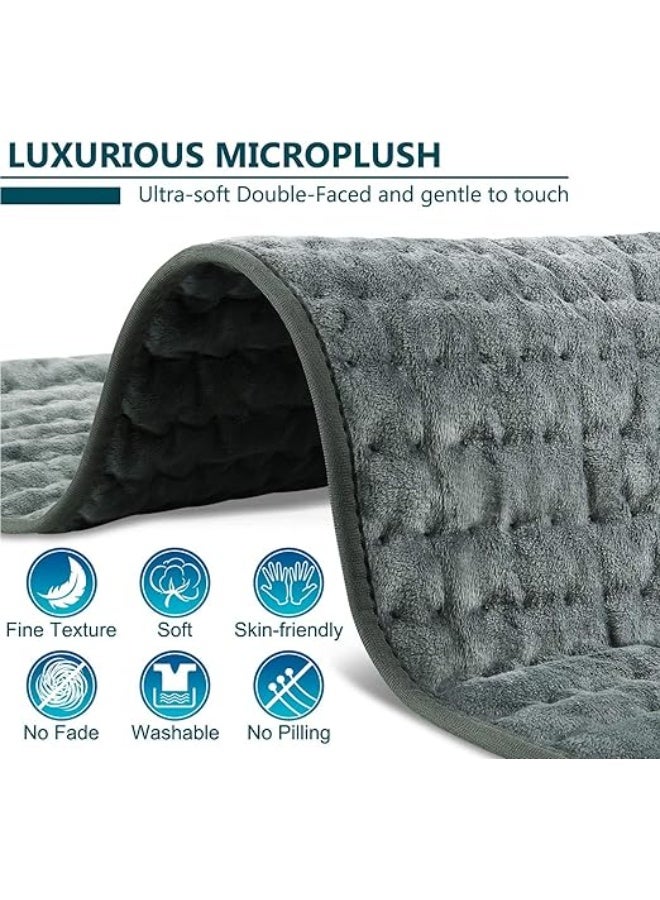 بروسايت وسادة تدفئة كهربائية تخفيف آلام الظهر حرارة قابلة للتعديل خامة ناعمة - Image 3