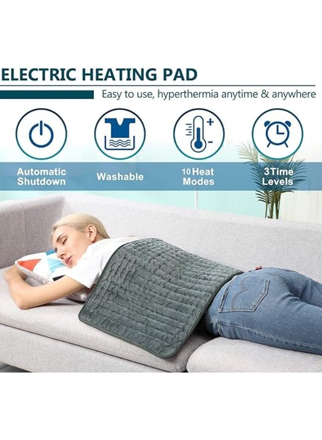 بروسايت وسادة تدفئة كهربائية تخفيف آلام الظهر حرارة قابلة للتعديل خامة ناعمة - Image 2