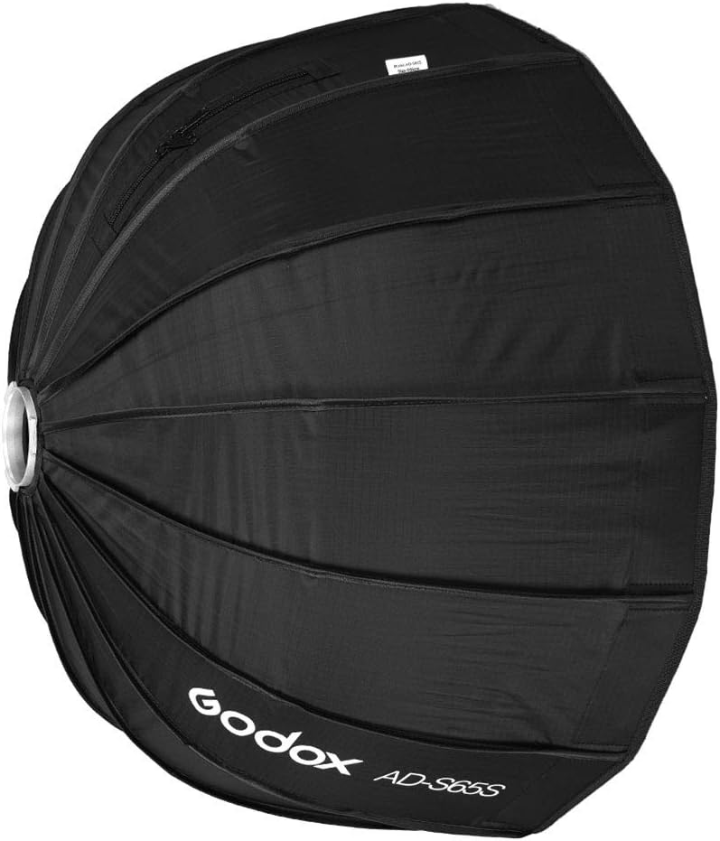 Godox Integrated practical design AD-S65S Portable Softbox 65cm / 25.6in, Mount Softbox for AD300 Pro & AD400 Pro Strobe and ML Series LED Lights Fade proof - Image 2