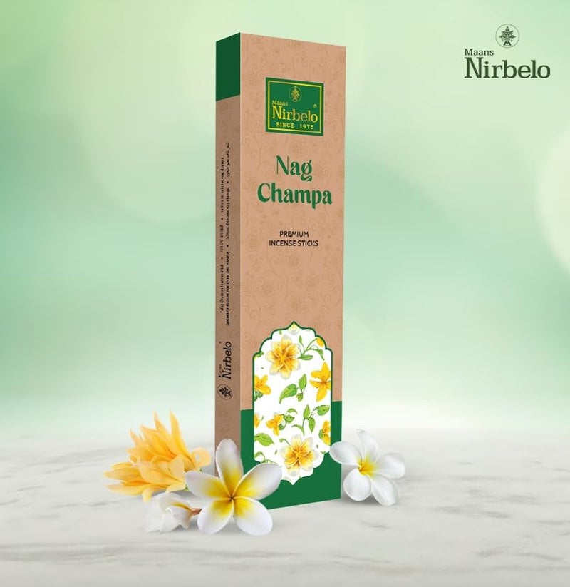 NIRBELO NIRBELO Premium Incense Sticks Combo Pack Set of 6 Total 120 Sticks with Incense Holder Hand Rolled Sandalwood Agarbatti for Puja Meditation Freshness Happy Positive Vibes Free Wooden Stand  - Image 3