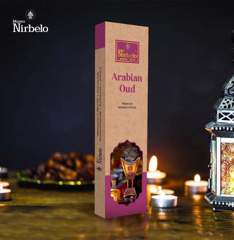 NIRBELO NIRBELO Premium Incense Sticks Combo Pack Set of 6 Total 120 Sticks with Incense Holder Hand Rolled Sandalwood Agarbatti for Puja Meditation Freshness Happy Positive Vibes Free Wooden Stand  - Image 5