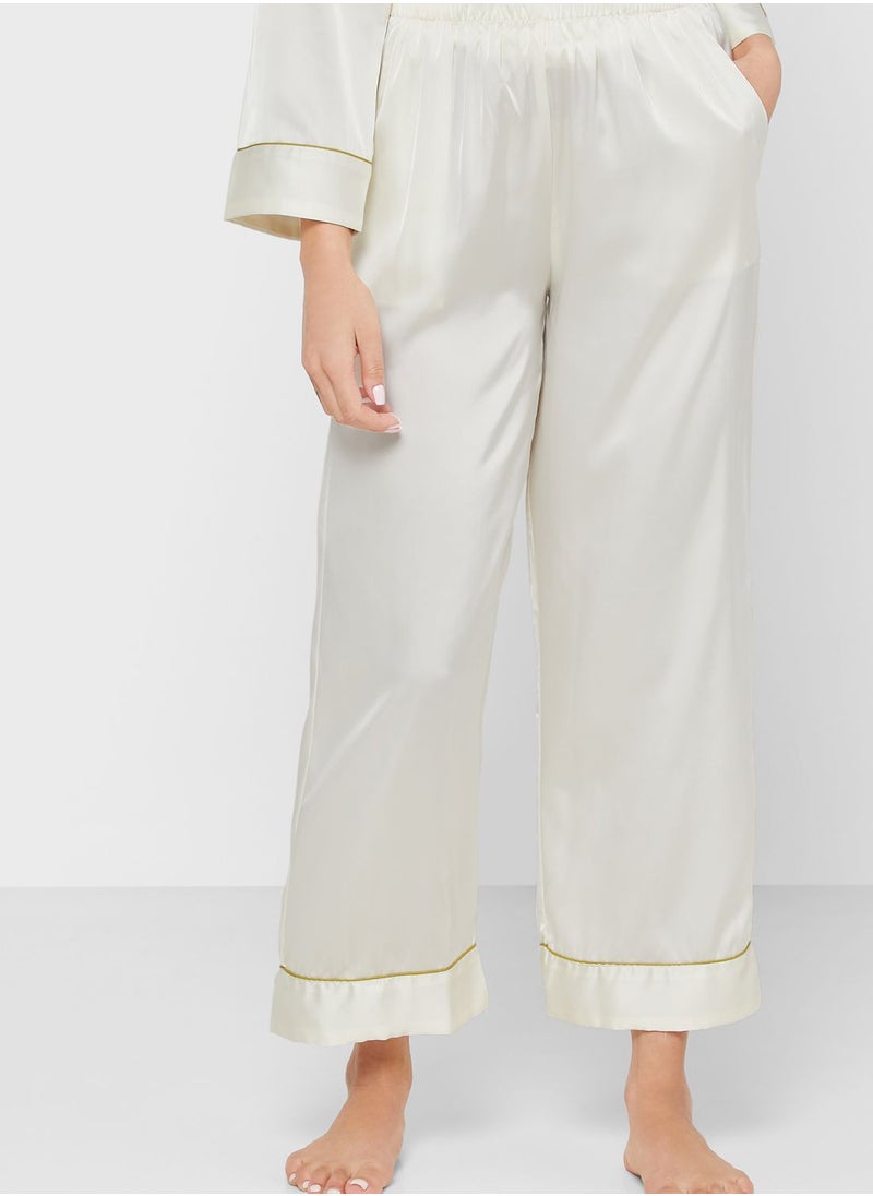 ELLA - Satin Pyjama Set - Image 1