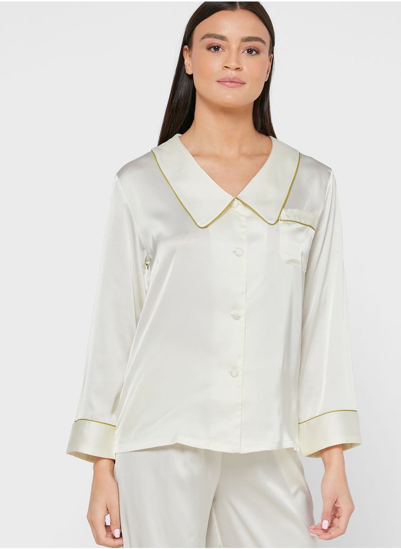 ELLA - Satin Pyjama Set - Image 1