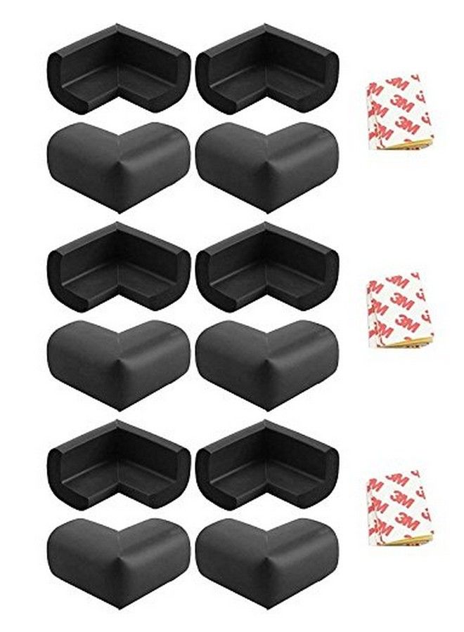 Iktu Edge & Corner Guard Set 2 Meter Coverage Edge Cushion Incl 12 Corner Guard Kids Safety Furnituremarble & Glass Edge Cushion Protector (Black 1 X Cushion + 12 X Corner Guard) - Image 4