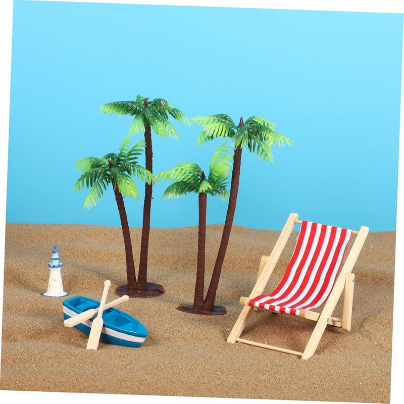 Repeated use trusted quality 12pcs Model Palm Tree Palm Tree Train Scenery Miniature Landscape Scenery for Model Train Railway Architectures Diorama Landscape Green Spec upgraded improved quality - Image 5