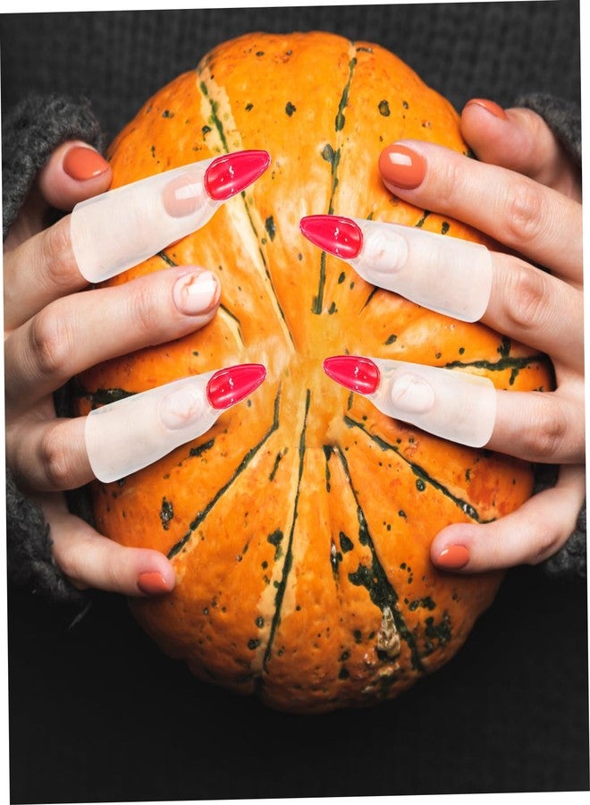 Hemoton Glow Dark Witch Nails 10 Pack Halloween Finger Props Witch Fingers for Cosplay for Party Horror Decoration Props - Image 2