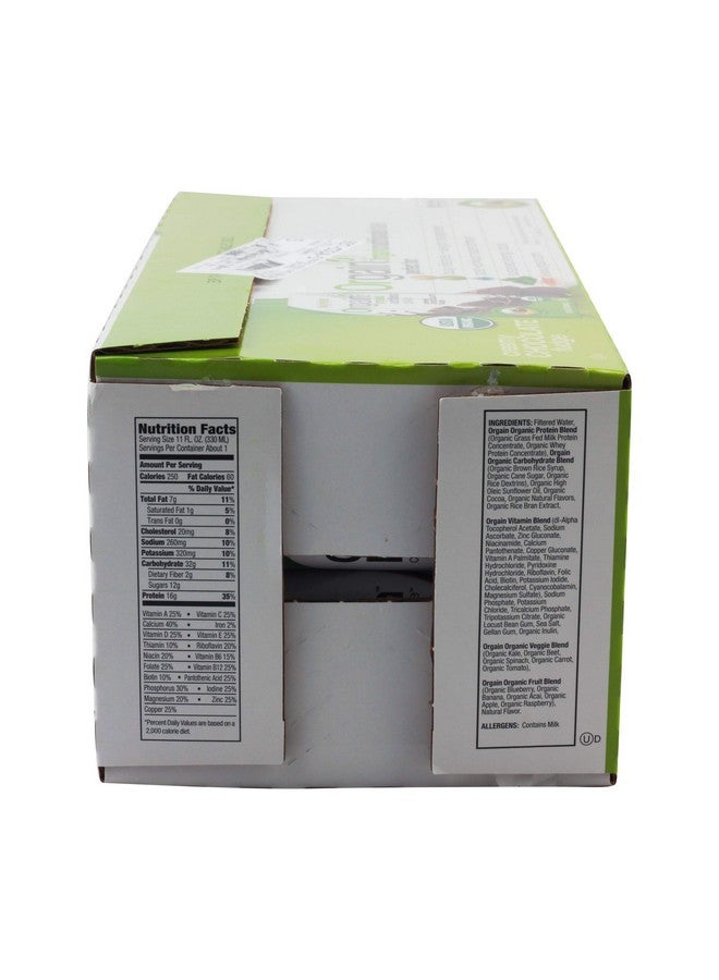 ORGAIN Organic Creamy Chocolate Fudge Shake 12 Pack, 11 FZ - Image 3