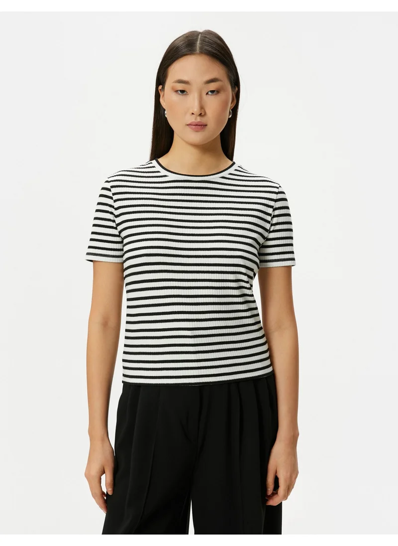 KOTON Basic T-Shirt Crew Neck Short Sleeve