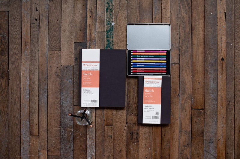 Strathmore 480-7 Softcover Art Journal, 7.75" x 9.75", White,160 Pages - Image 4