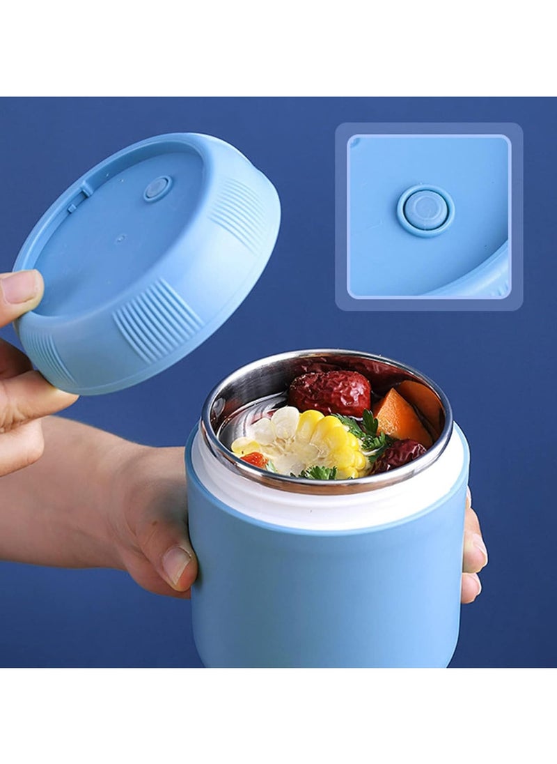 General Yogurt container with lid and spoon 2-tier cereal cup, 430ml + 330ml cereal cup Portable leak-proof insulated food container Overnight milk Hot & Cold Oatmeal Containers Cereals for children and adults  - Image 4