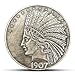 YukaBa MarshLing Antique Liberty Indian Head TenDollars Coin Great American Commemorative Old Coins Uncirculated Morgan DollarsDiscover History of US Coins Perfect Quality - Image 3