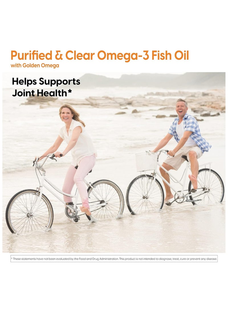 Purified And Clear Omega 3Fish Oil No Reflux Supports Heart Eyes Brain And Joint Health 120 Count - pzsku/Z53320F943CE790D7B192Z/45/_/1726568924/5fadff4a-1f5f-4152-8dfa-426a553b84b2