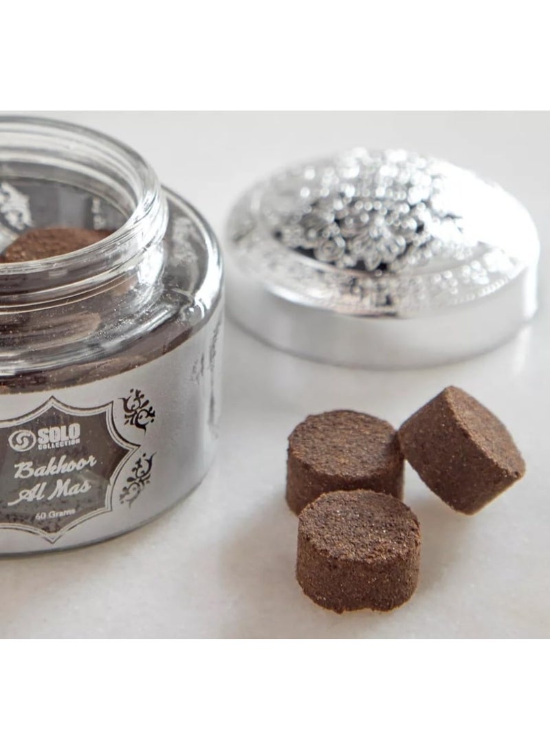 Solo Bakhoor Al Mas, 60g Incense Granules/Chunks - Image 3