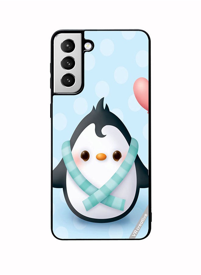 VR CREATIVE Protective Case Cover For Samsung Galaxy S22 5G Baby Penguin Design Multicolour  - Image 1