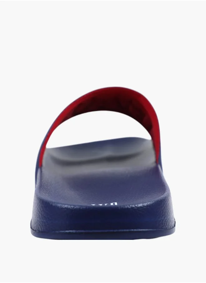 GAP Gap Men's Logo Embossed Slip-On Beach Slides