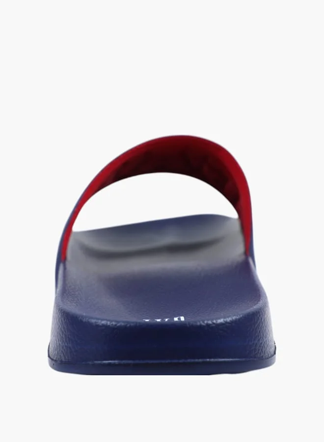 جاب Gap Men's Logo Embossed Slip-On Beach Slides